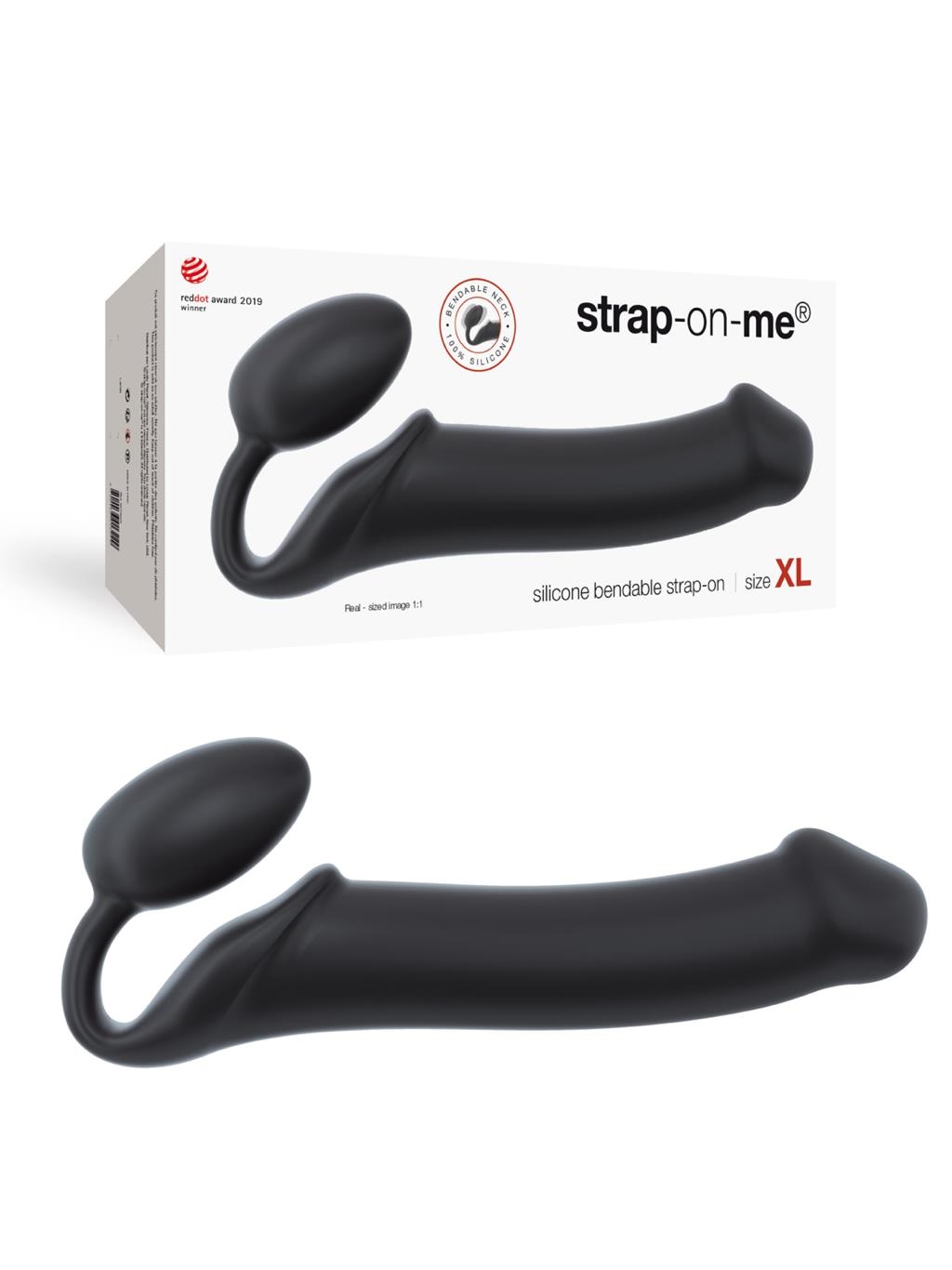 Strap-On-Me Bendable Strap-On Black - Small